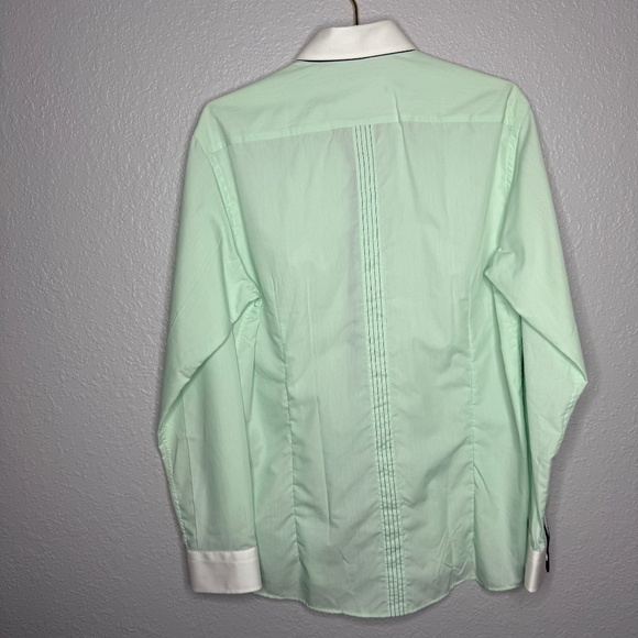 NWT Mint green Skylake Premium Slim Fit Shirt by Guide London - XL - Picture 7 of 11